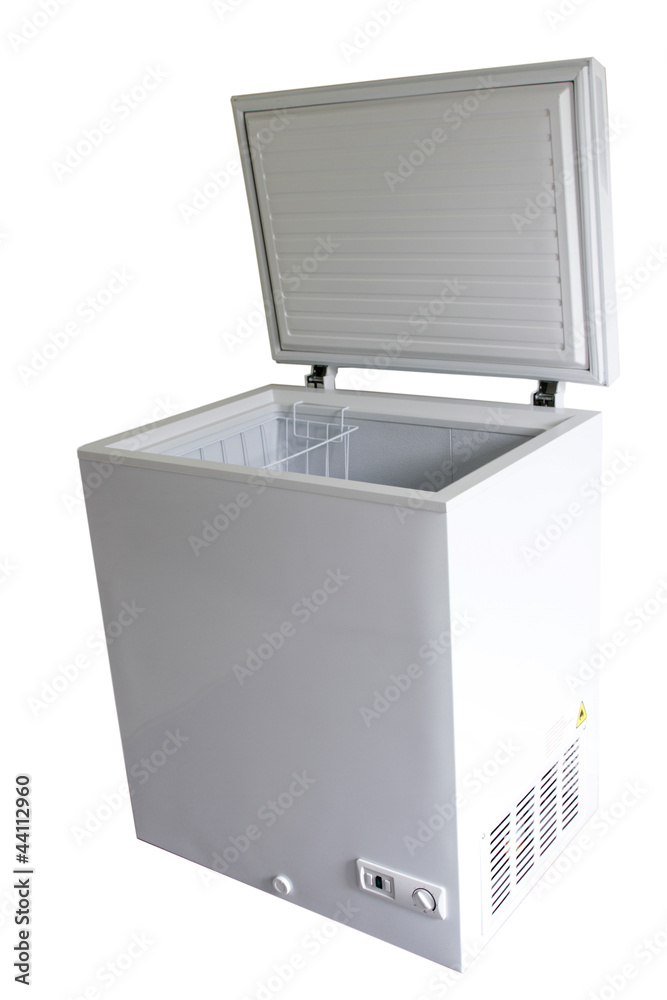 Freezer isolated on white Freezer isolated on white