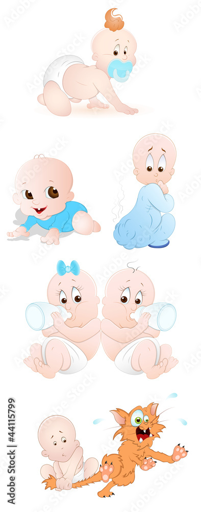 Baby Vector Set Baby Vector Set