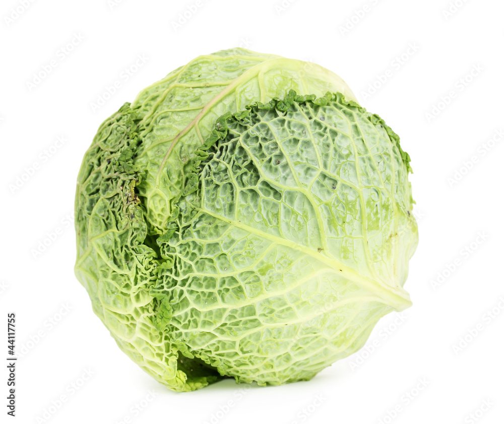 Fototapeta premium fresh cabbage isolated on white