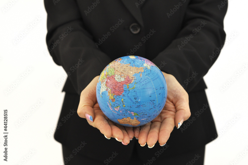 Earth in the hands Earth in the hands