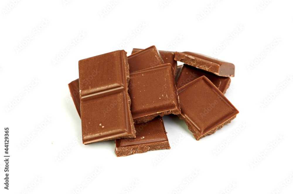 Broken chocolate bar Broken chocolate bar