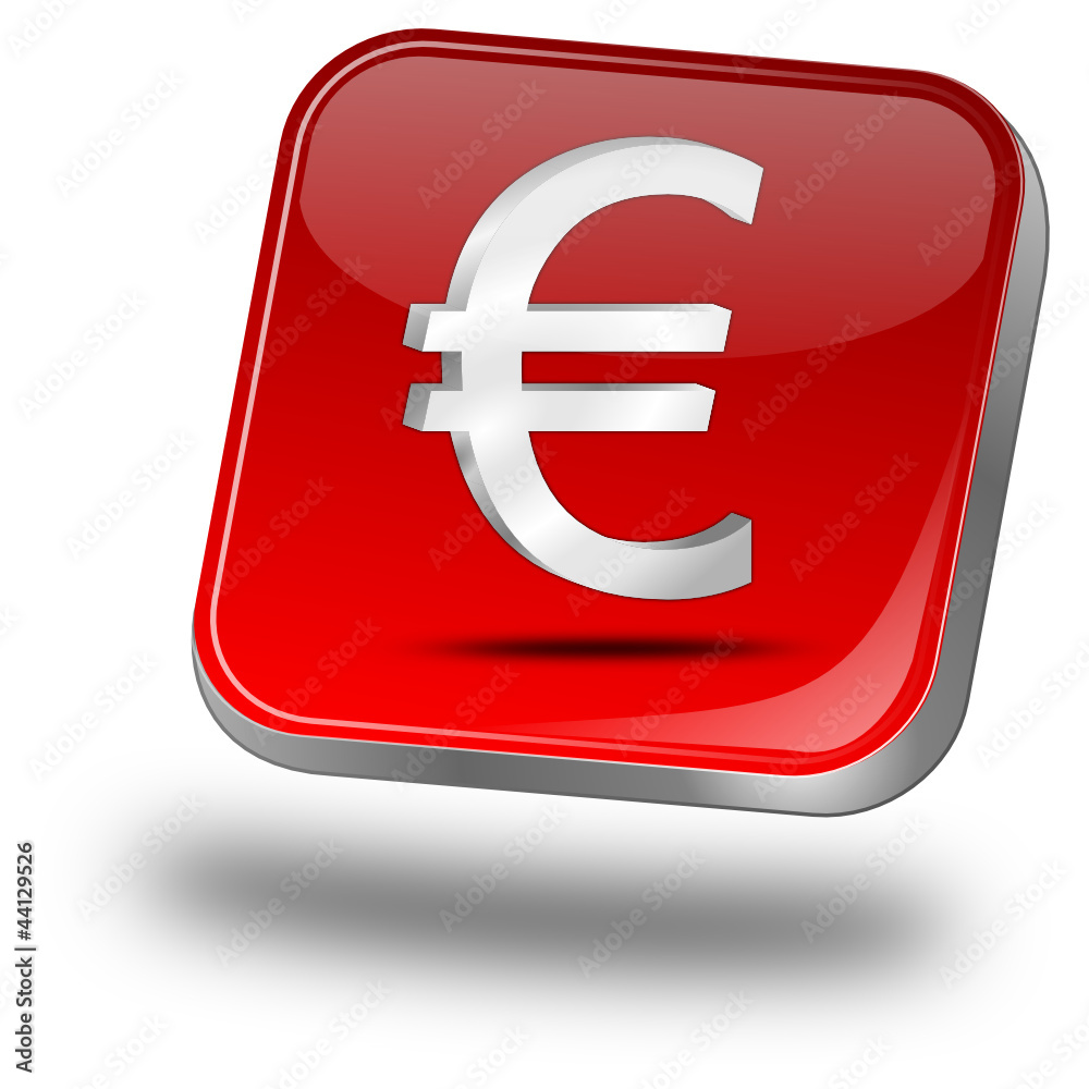 Button mit Euro Symbol