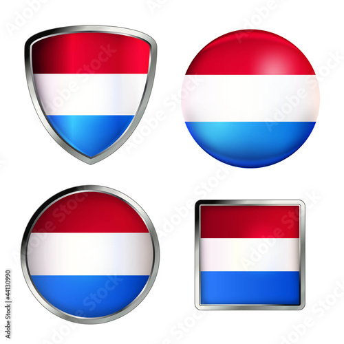 niederlande flag icon set