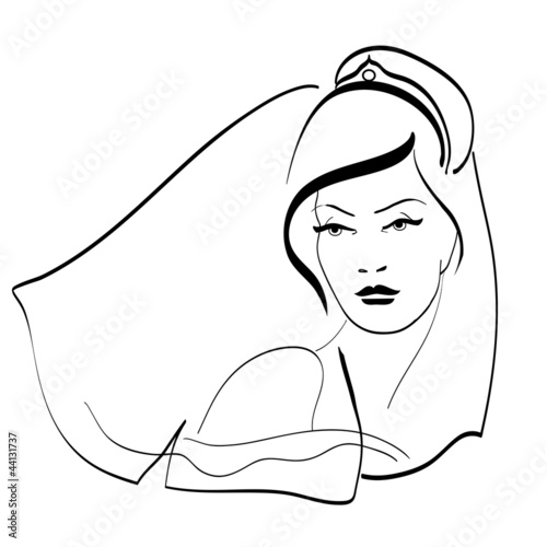 fiancee, face, wedding, girl, woman