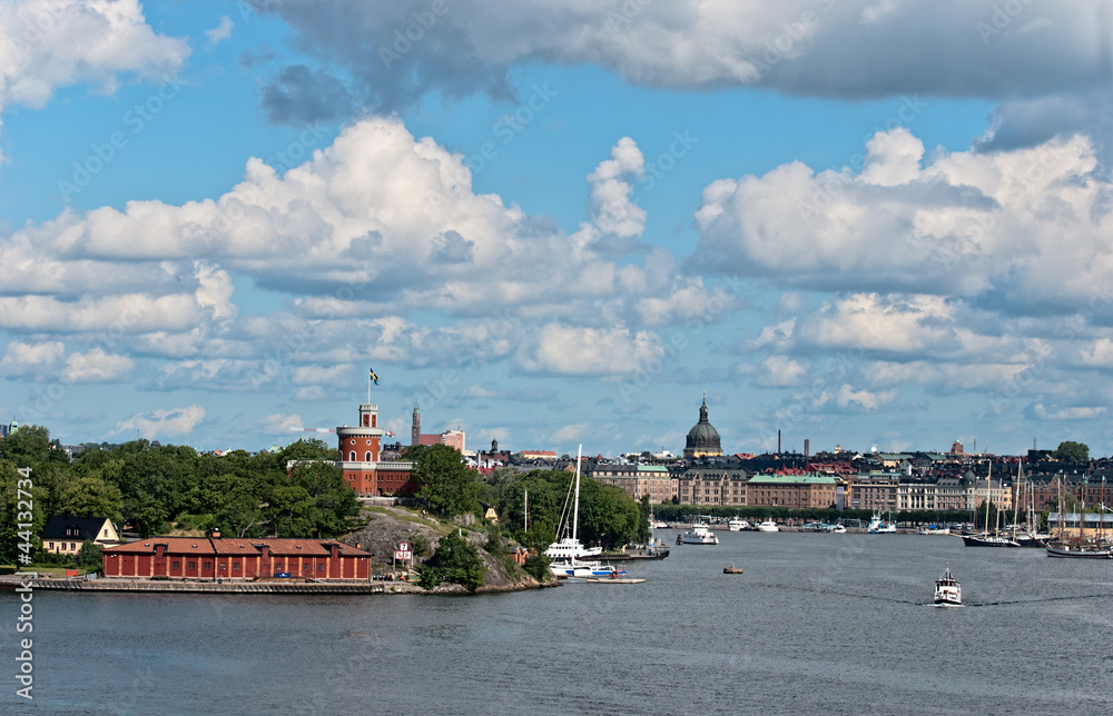 Obraz premium Stockholm panoramic view.