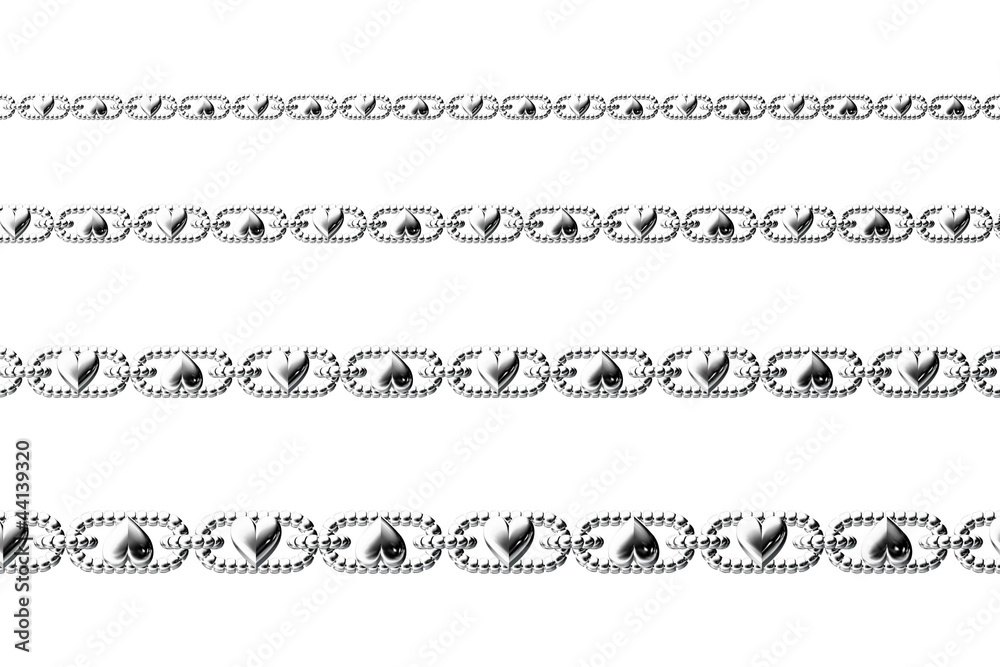 Four chains parallel to each other Four chains parallel to each other