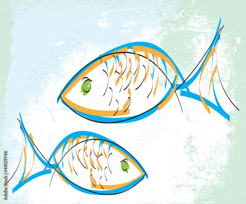 Fish. Vector illustration