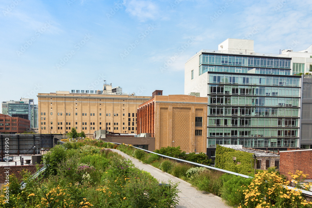 Obraz premium High line park in Manhattan, New York