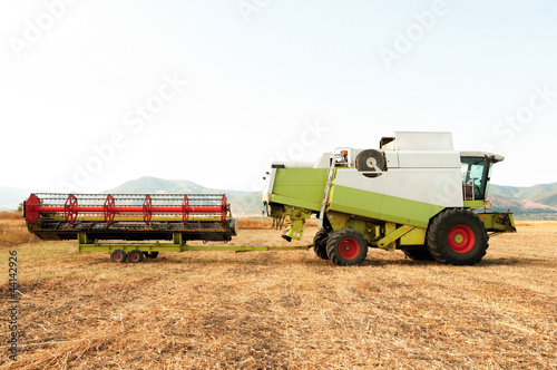 Agricultural machinery, work in the field.
