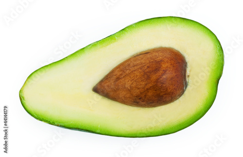 Avocados isolated on a white background