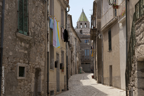 Fototapeta Naklejka Na Ścianę i Meble -  Petrella Tifernina, Molise-borgo antico e chiesa di San Giorgio