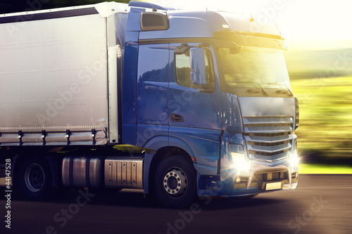 Speeding Truck