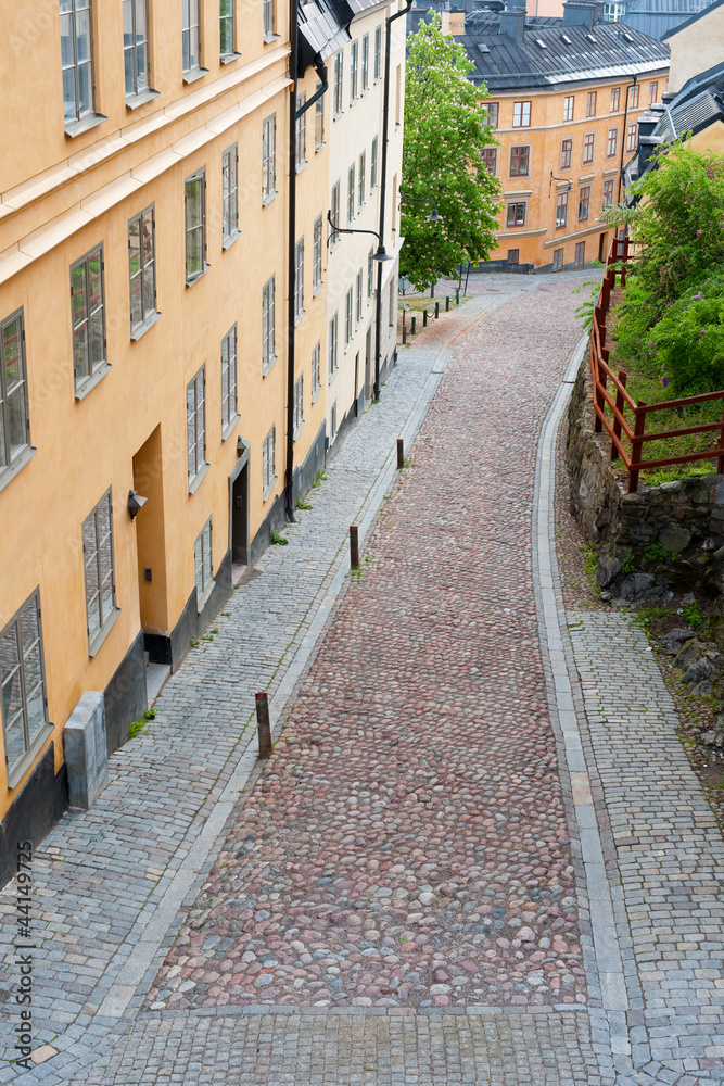 Small street of Stockholm