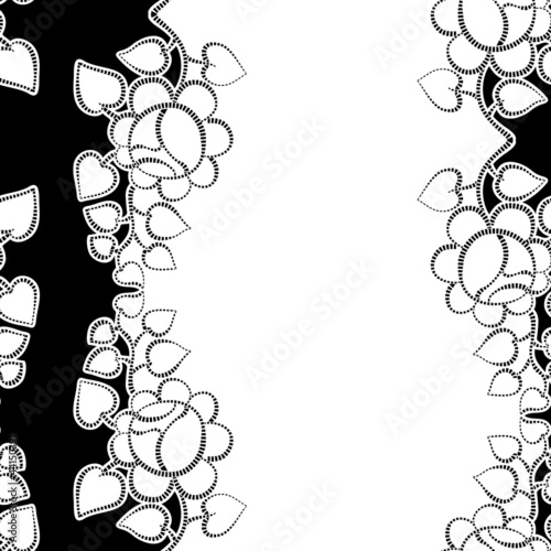 Seamless retro background with roses