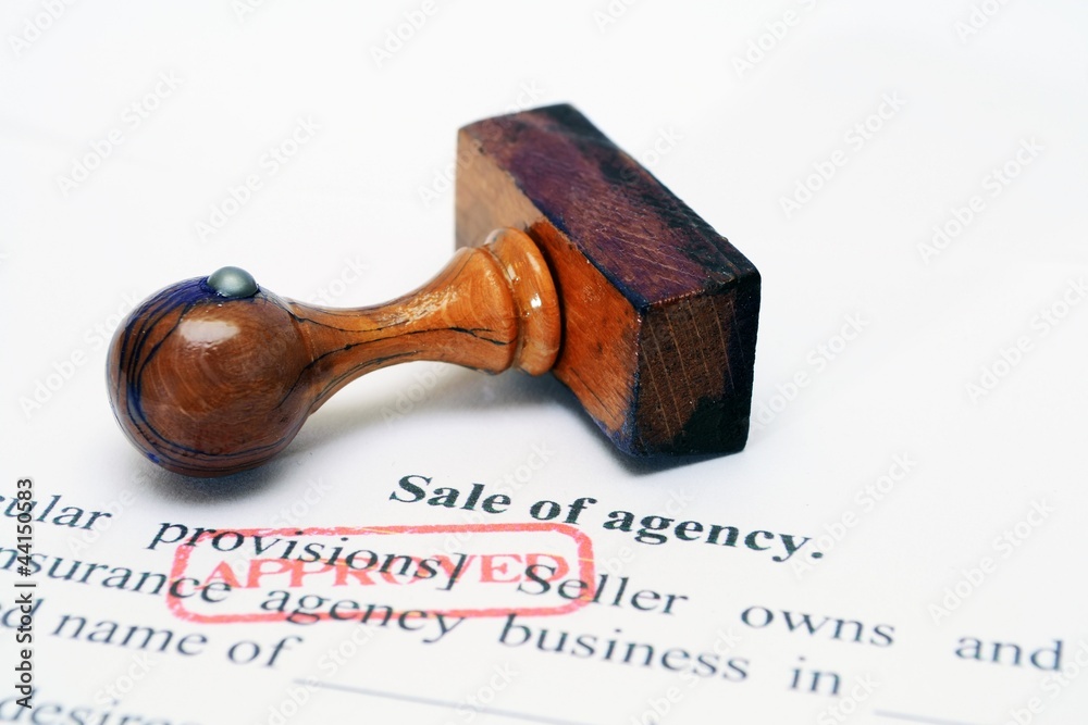 Sale of agency Sale of agency