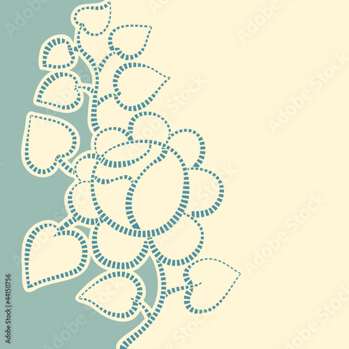 Retro background with roses