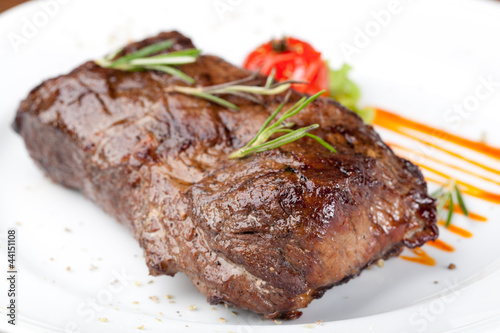Grilled sirloin steak