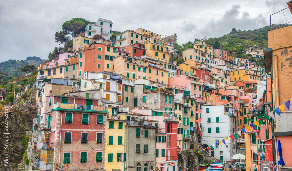 Colored Walls, Riomaggiore, Italy
