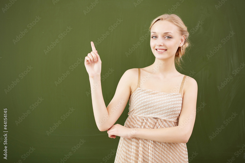 Teacher at school Teacher at school