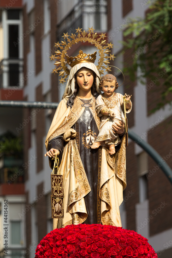 Fototapeta premium Virgen del Carmen