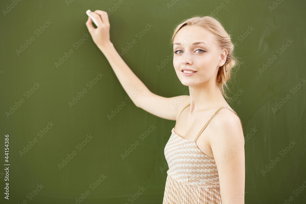 Teacher at school Teacher at school