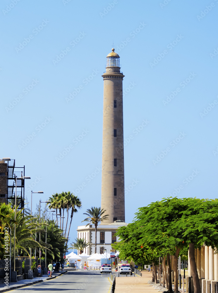 Maspalomas Lighthouse, Gran Canaria, Canary Islands, Spain