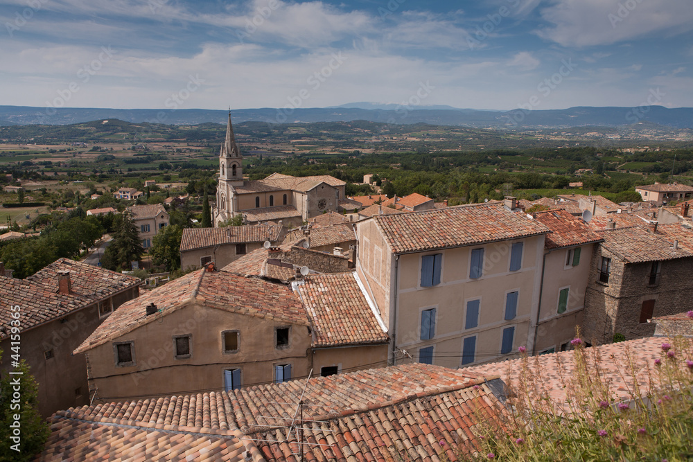Town of Bonnieux in Provence