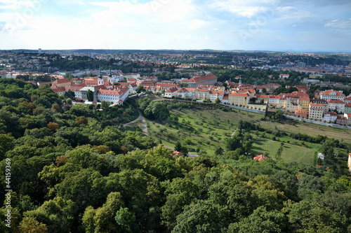 Prague panorama with Strahov Monastery