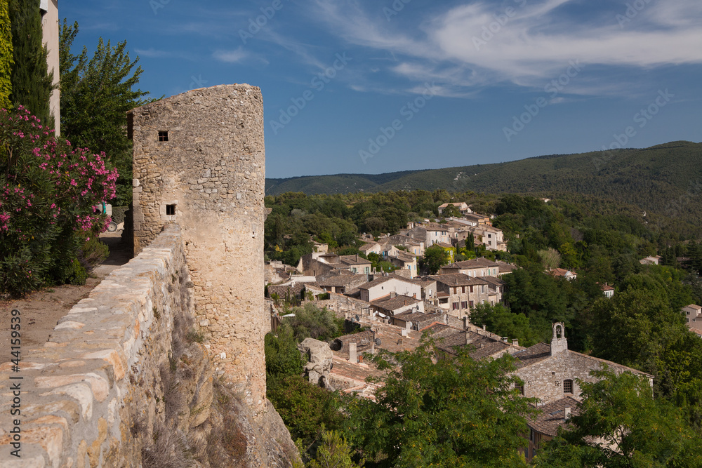 Town of Menerbes in Provence