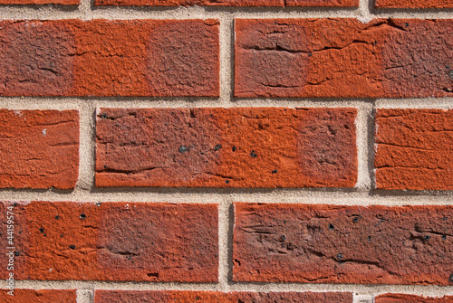 Red brick close up texture