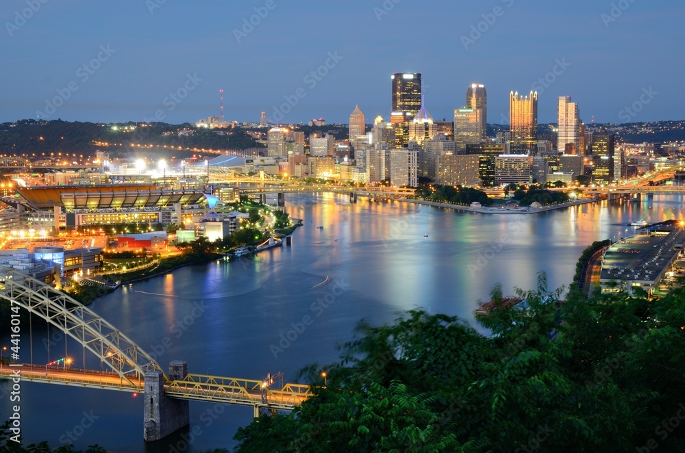 Obraz premium Pittsburgh Skyline