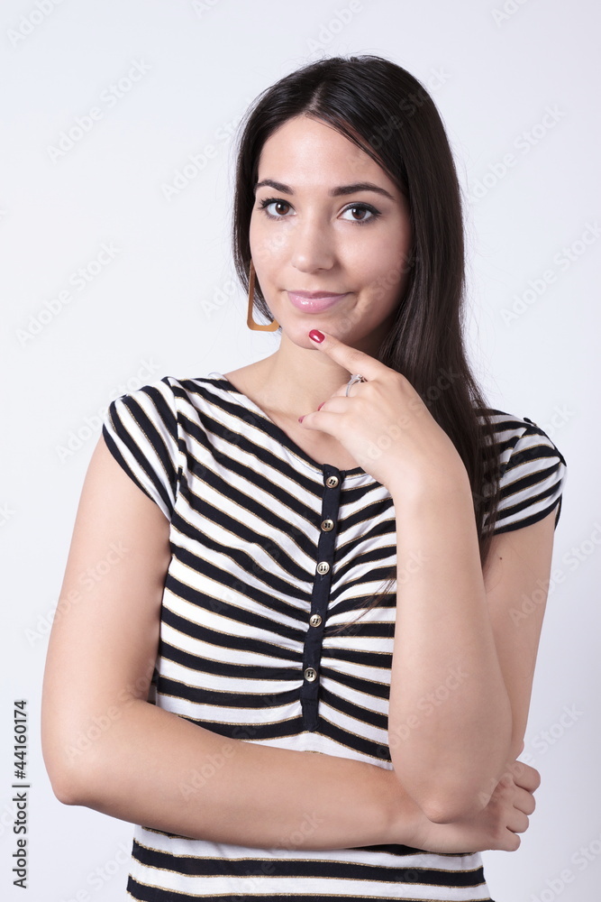 Woman in shirt Woman in shirt