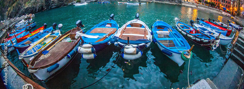 Boats at Vernazza, Cinque Terre, Italy