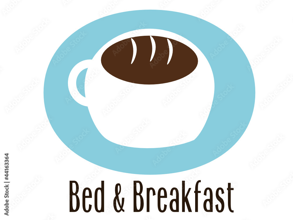 Obraz premium Bed and Breakfast logo