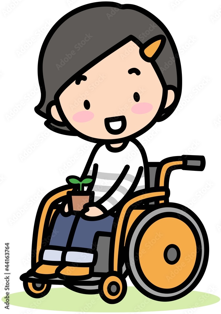 車椅子の女の子 Stock イラスト Adobe Stock 車椅子の女の子 Stock イラスト Adobe Stock