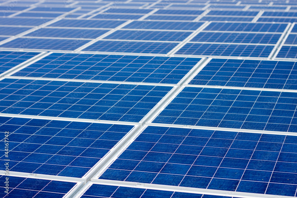 Renewable Energy Solar Panels Endless Background Renewable Energy Solar Panels Endless Background