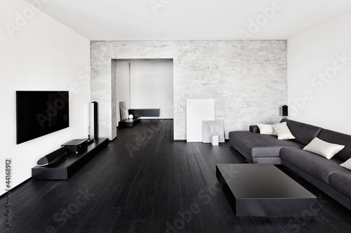 Modern minimalism style drawing-room interior