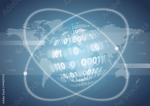 Internet Concept of global business