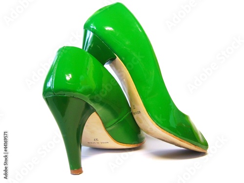 Zapatos verdes photo