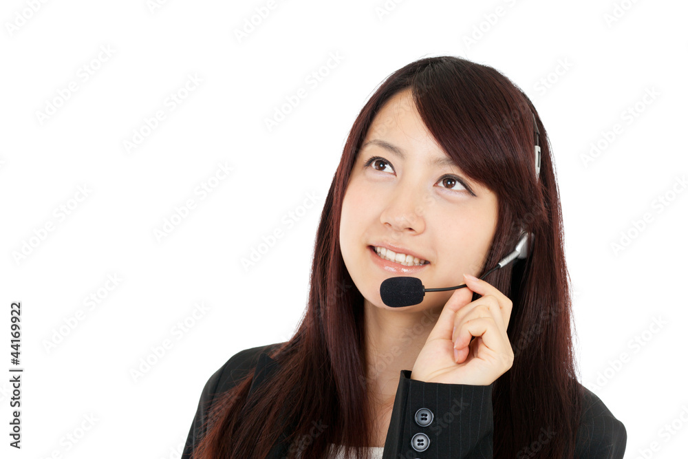 Beautiful business operator. Portrait of asian. Beautiful business operator. Portrait of asian.