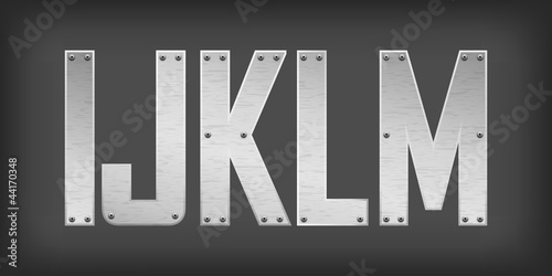 Metal letters