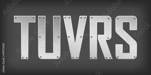 Metal letters