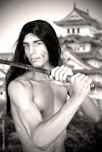 warrior with katana