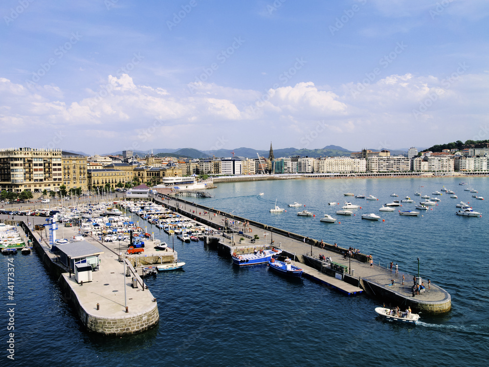 Harbour in San Sebastian(Donostia), Spain