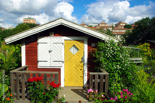 Canvas Print cabane de jardin Tanto