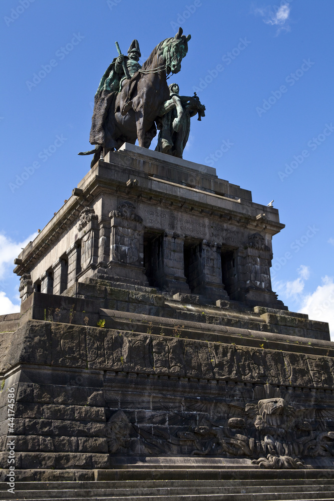 Monument to Kaiser Wilhelm I in Koblenz