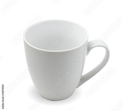 tea cup on white