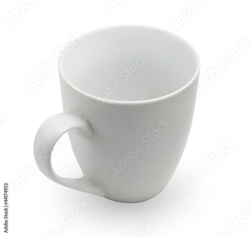 tea cup on white