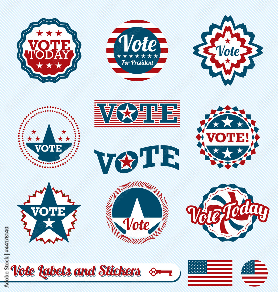 Vector Set; Vote Labels and Badges
