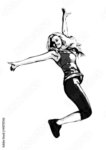 aerobics dancer
